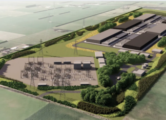 An artists' impression of the controversial Southland AI "data factory"