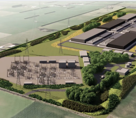 An artists' impression of the controversial Southland AI "data factory"