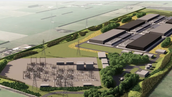 An artists' impression of the controversial Southland AI "data factory"