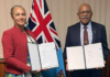 Vanuatu's Anna Naupa (left) has been appointed as the new Melanesian Spearhead Group Director-General