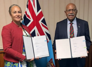 Vanuatu's Anna Naupa (left) has been appointed as the new Melanesian Spearhead Group Director-General