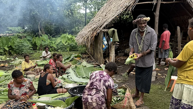 Tanna's Chief Peter Marcel