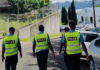 Fiji police on duty