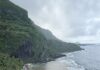 The coastline on Futuna Island in southern Vanuatu