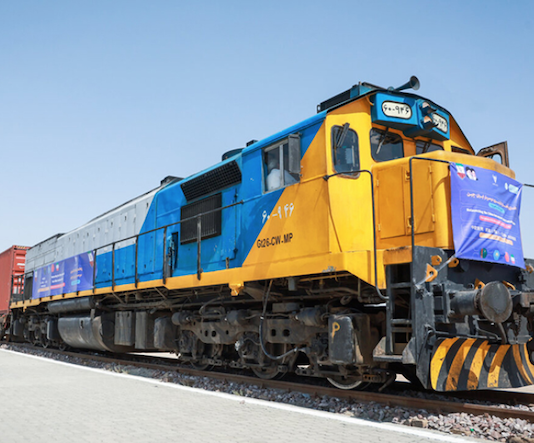 An Iran-China freight train
