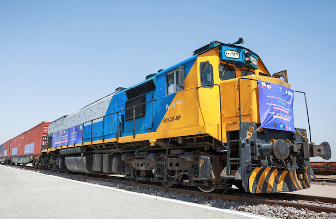 An Iran-China freight train