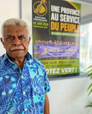 A former Kanaky New Caledonia territorial government president, Louis Mapou, heads the breakaway pro-independence UNI list