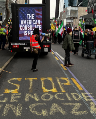 The March for Peace in Auckland, New Zealand, on June 20