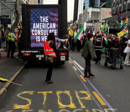 The March for Peace in Auckland, New Zealand, on June 20