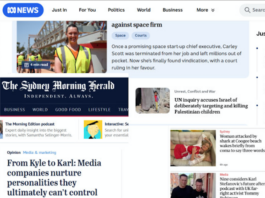 Mainstream media priorities in Australia when the UN report on targeted children was released