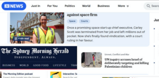 Mainstream media priorities in Australia when the UN report on targeted children was released