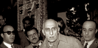 Iranian Prime Minister Mohammed Mosaddegh who nationalised his country's oil
