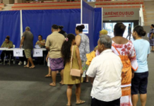 Voting in the last Kanaky New Caledonian provincial elections in 2019 - before the covid pandemic