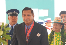 King's Representative of the Cook Islands Sir Tom Marsters
