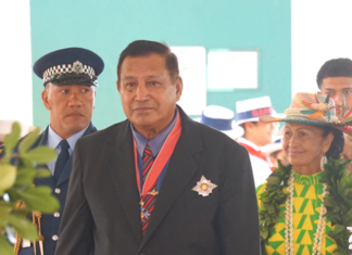 King's Representative of the Cook Islands Sir Tom Marsters