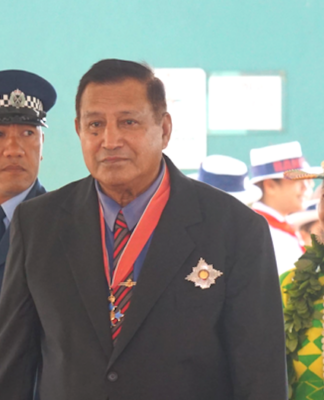 King's Representative of the Cook Islands Sir Tom Marsters
