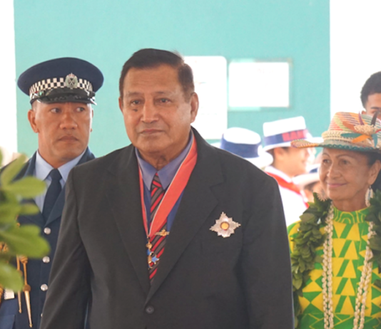 King's Representative of the Cook Islands Sir Tom Marsters