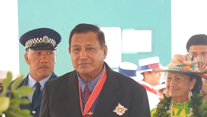 King's Representative of the Cook Islands Sir Tom Marsters