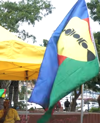 Presentation of the UC-FLNKS candidates among the 24 party lists presented to contest the Kanaky New Caledonian provincial elections