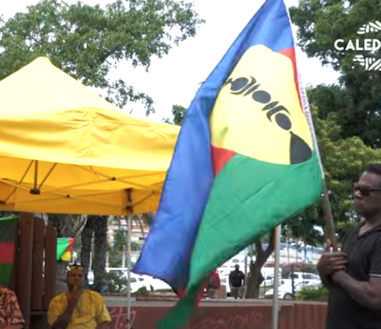 Presentation of the UC-FLNKS candidates among the 24 party lists presented to contest the Kanaky New Caledonian provincial elections