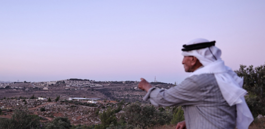 Israel’s rampant ethnic cleansing of West Bank Palestinian communities Olayan Olayan, who was born in the village of Battir in 1941, overlooks a valley in which a new Israeli settler outpost is built