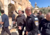Israeli Security Minister Itamar Ben-Gvir and rightwing Israelis under military protection storm the Al-Aqsa Mosque