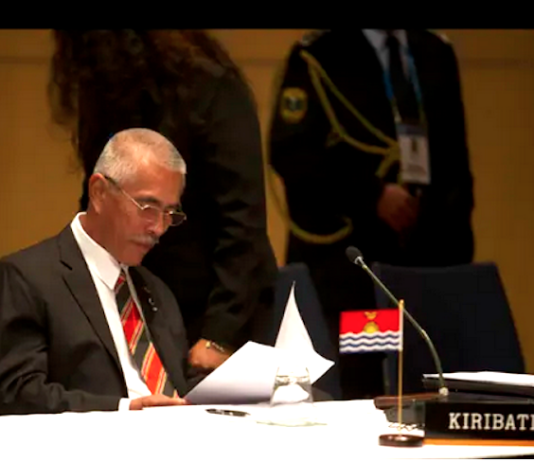 Pacific Elders Voice group's chair Anote Tong