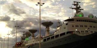 The Yuan Wang 2 Chinese satellite tracking vessel