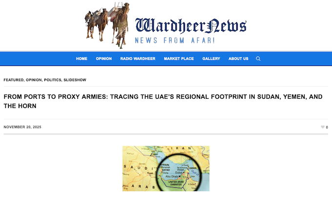Port politics . . . "The UAE’s most visible instruments of influence have often been economic