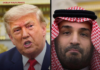 US President Dionald Trump and Mohammed bin Salman (MBS), the de facto ruler of Saudi Arabia