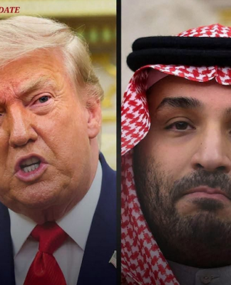 US President Dionald Trump and Mohammed bin Salman (MBS), the de facto ruler of Saudi Arabia