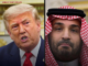 US President Dionald Trump and Mohammed bin Salman (MBS), the de facto ruler of Saudi Arabia