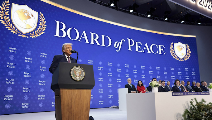 President Trump's so-called "Board of Peace"