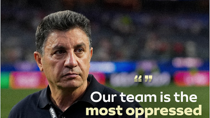 Iran's head coach Amir Ghalenoei