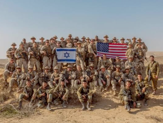Israeli & US soldiers INSS 680wide We either collectively reject Israel, or we watch Western militaries fuse inseparably with the IDF