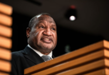 PNG Prime Minister James Marape