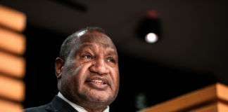 PNG Prime Minister James Marape