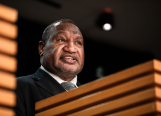 PNG Prime Minister James Marape