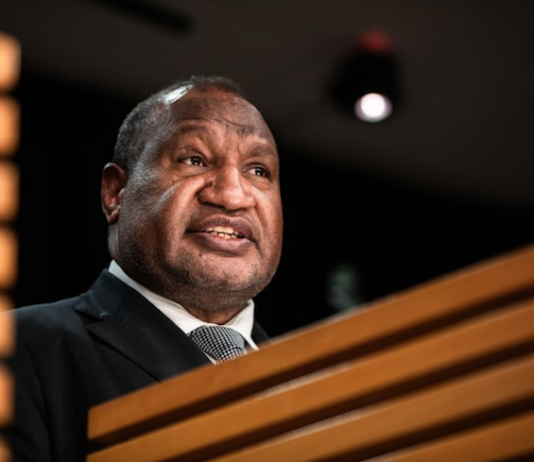 PNG Prime Minister James Marape