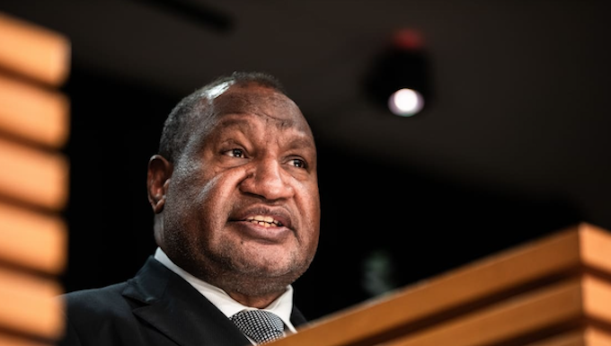 PNG Prime Minister James Marape