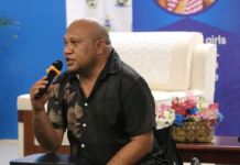PNAG's Joey Tau in Honiara