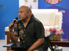 PNAG's Joey Tau in Honiara