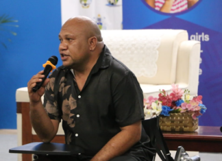 PNAG's Joey Tau in Honiara