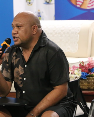 PNAG's Joey Tau in Honiara