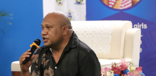 PNAG's Joey Tau in Honiara