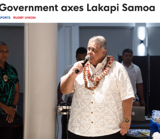 The Samoan rugby crisis as reported by the Samoa Observer