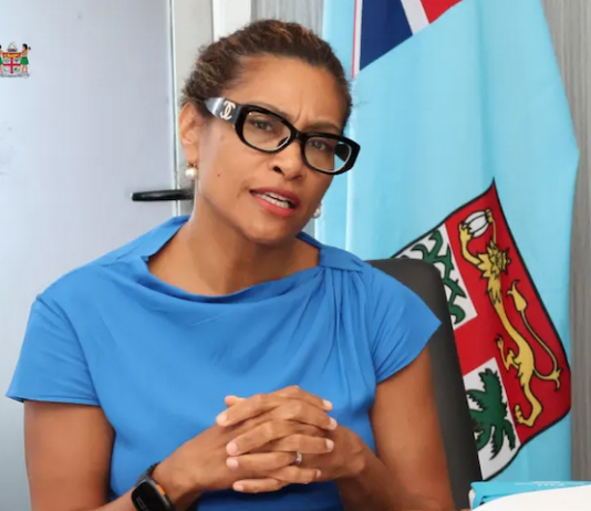 Fiji Minister of Information Lynda Tabuya