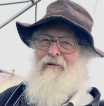 The Akaroa Mail editor and owner Michael de Hamel, 41 years at the helm