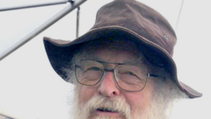 The Akaroa Mail editor and owner Michael de Hamel, 41 years at the helm