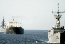 Operation Earnest Will, 1987, when the US Navy escorted Kuwaiti oil tankers for free